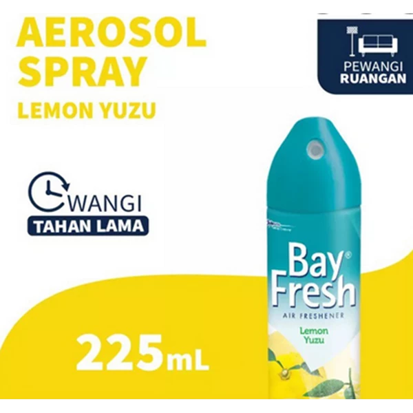 Bayfresh aerosol lemon yuzu 225ml x 12 pcs/ctn