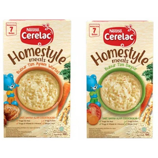 Nestle cerelac homestyle veggie 100gr x 40 pcs/ctn code 12448191