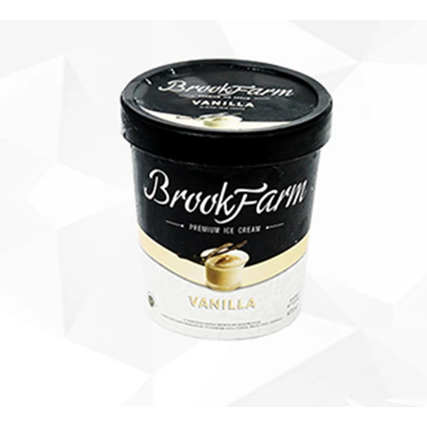 Brookfarm vanilla ice cream 473ml x 4pcs/ctn (10000157)