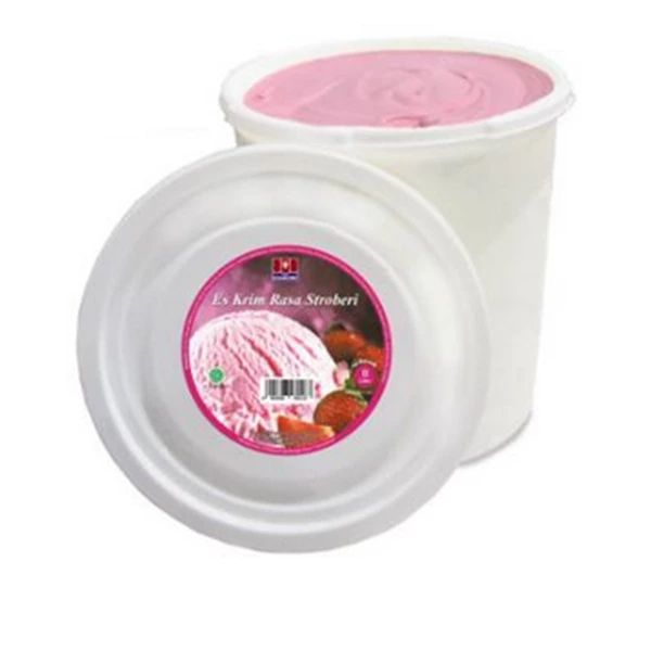 Diamond ice cream strawberry flavor 8 liter x 1 pcs (10000048)