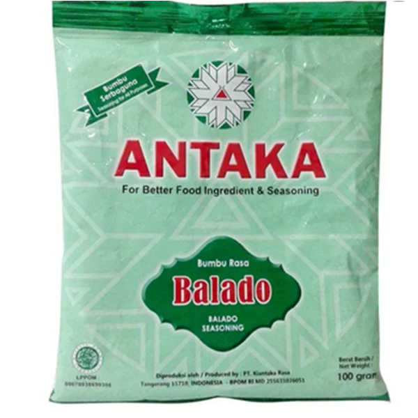 Antaka Balado Seasoning 100gr (@10 sachets) per carton of 20 renceng (4050003)
