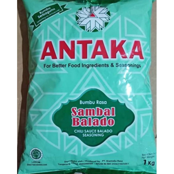 Antaka Balado chili seasoning 1 kg per carton of 20 pcs code 4050105