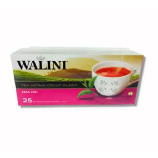 Walini classic black tea bag lychee (@25 sachets) per carton of 48 boxes (1605305)