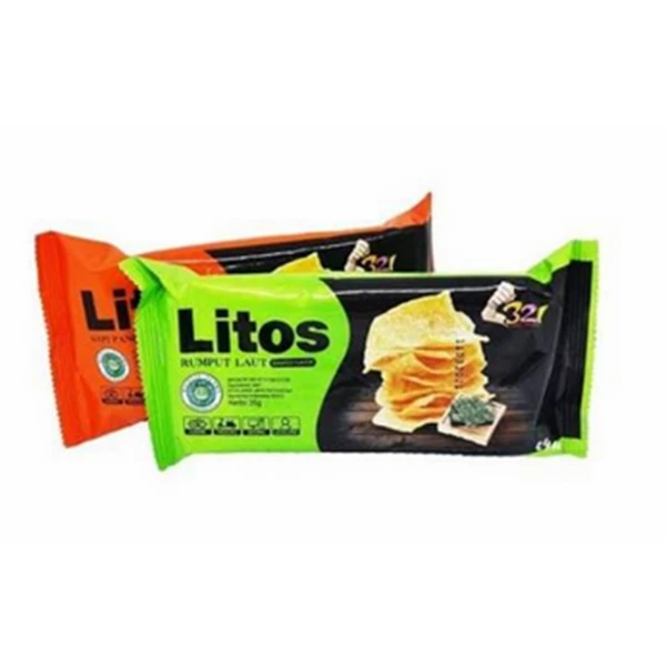 Litos seaweed snack 35gr (@ contents 10 pcs) per carton of 6 packs code 6107502