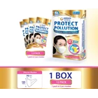Unicharm protect pollution 3D mask M 2 pad (@contain 12 pcs) per carton contains 30 boxes (4262002) 1