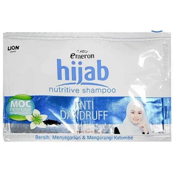 Emeron shampoo hijab anti dandruff sachet 12ml pr karton isi 240 pcs (ETHADS)