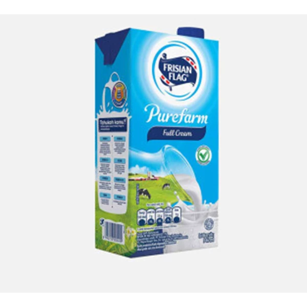 Frisian flag purefarm uht family full cream 946 ml per carton of 12 pcs (9513801)