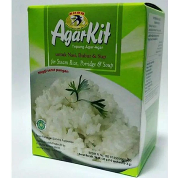 Swallow Agarkit flour 3gr (per box contains 10 pcs) per carton contains 24 boxes (3110701)