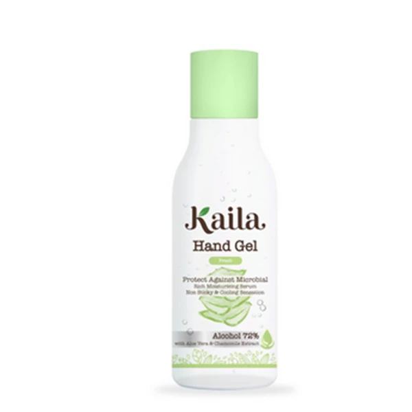 Kaila hand gel fresh 120ml per dus isi 24 pcs (8992771500662)