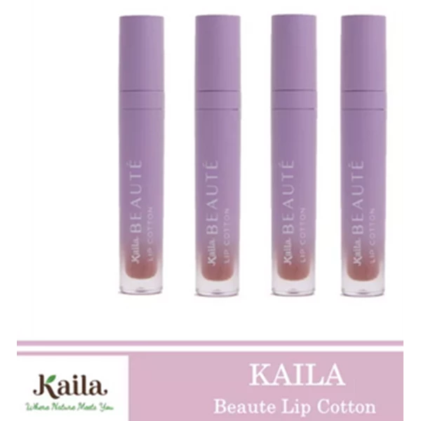 Kaila beaute lip cotton boba brown 3.8gr per box of 72 pcs (8992771500808)