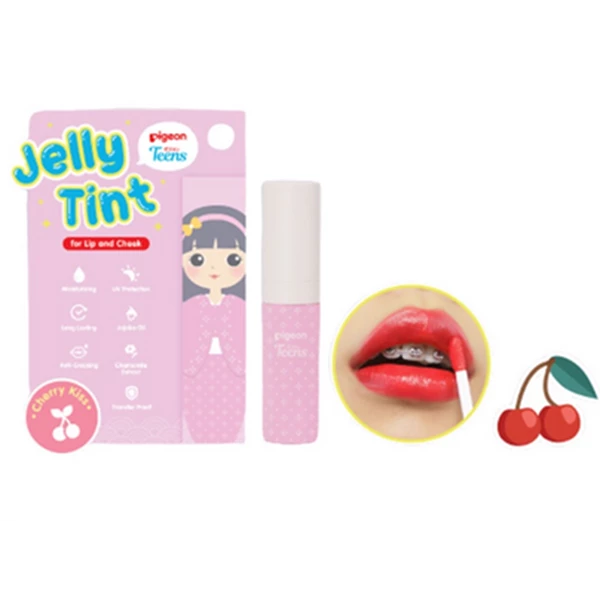 Pigeon teens jelly tint naomi cherry kiss 2.2gr per box of 24 pcs (8992771010284)