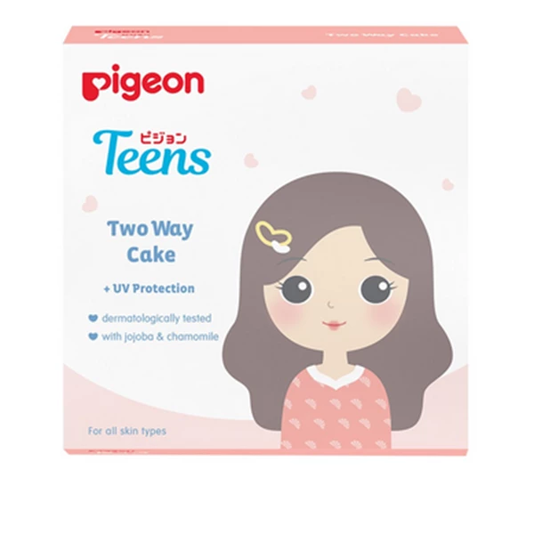Pigeon teens two way cake natural new 14gr per karton isi 24 pcs (8992771008854)