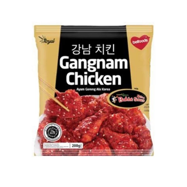 Belfoods royal gangnam chicken 200gr per dus isi 24 pcs (FG2262031001)
