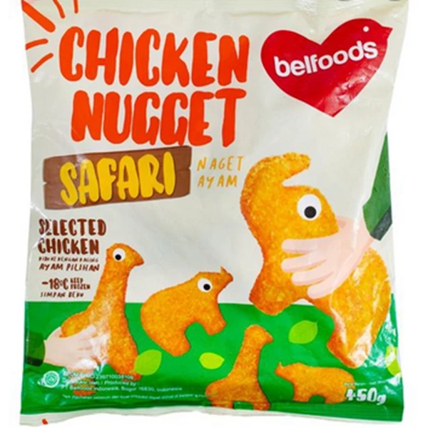 Belfoods favorite chicken nugget safari 450gr per dus isi 12 pcs (FG2272012016)