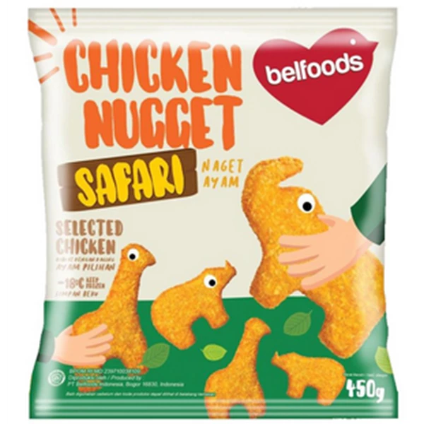 Belfoods favorite chicken nuggets safari 450gr per box of 12 pcs (FG2272012016)