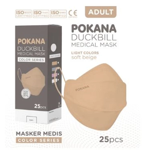 Pokana mask duckbill medical mask per box of 25 pcs