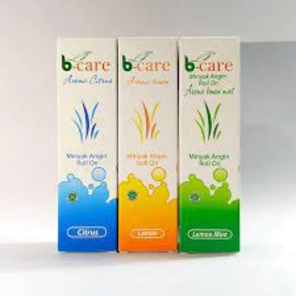 MBK b-care Air Oil Roll On Citrus Aroma 8 ml per box contains 12 pcs per carton contains 6 dozen