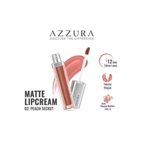 AZZURA Matte Lipcream 02 Peach Secret 4 gr contents 12 packs/carton (MLCA4PS)