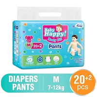 BABY HAPPY Diapers Pants M isi 34 pcs 4pak/karton 50050