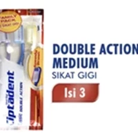 ciptaden Toothbrush Classic Double Action Medium isi 3pcs 6pack/karton 1010249