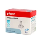 pigeon SILICONE NIPPLE 2'S M per dus isi 12 box / per box isi 72 pcs 1