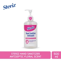 STERIZ HAND SANITIZER ANTISEPTIC FLORAL SCENT 500ml BOX OF 12 PCS