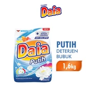 Powder Detergent Putih 1.6 kg per karton isi 6 pack ba code(DA1800P)