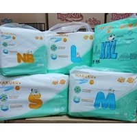 Makuku pants Diapers Comfort M34 per 1 pack isi 8 pcs per karton isi 8 bag