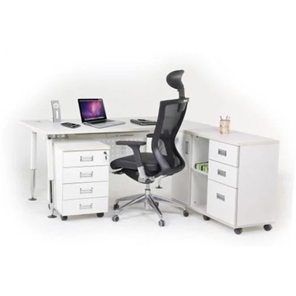 Aditech Director Office Desk FR-03 Push Drawer