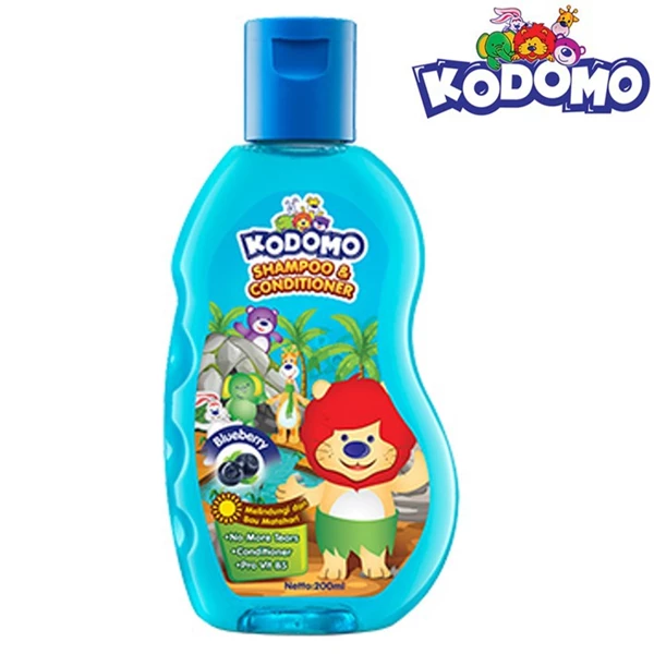 Kodomo Shampoo Gel Bottle 200ml isi 24pcs/ctn