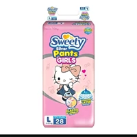 Sweety Silver Pants Girls L 28 pads per karton isi 8 pcs