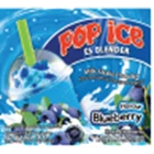 Pop ice drink blueberry powder (POPIRBB) 25 gr x 5 packs x 5 renceng x 10 sachets/carton 1