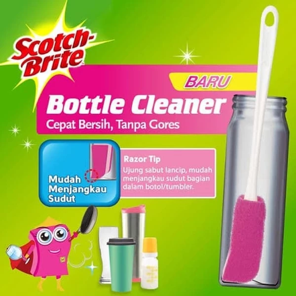 3M scotch brite bottle cleaner set DBC-01 (30 pcs) (88592722202498)