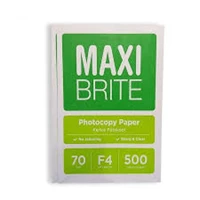 Maxi brite kertas foto copy 70 gr A4 /500lembar/rim x 5 rim/karton