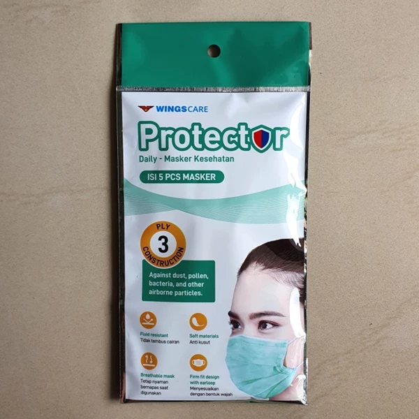 Masker Protector 3 ply 5pcs