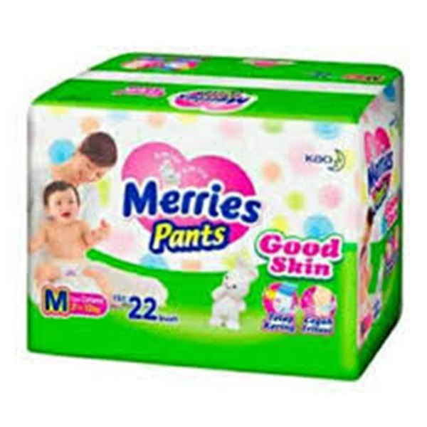 Merries pants good skin M-22 pcs per carton of 6 pcs