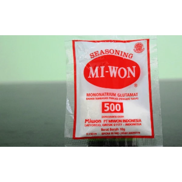 Miwon penyedap rasa 500 M 10 gr x 14 x 8 x 6 pcs/karton (kode 1100348)