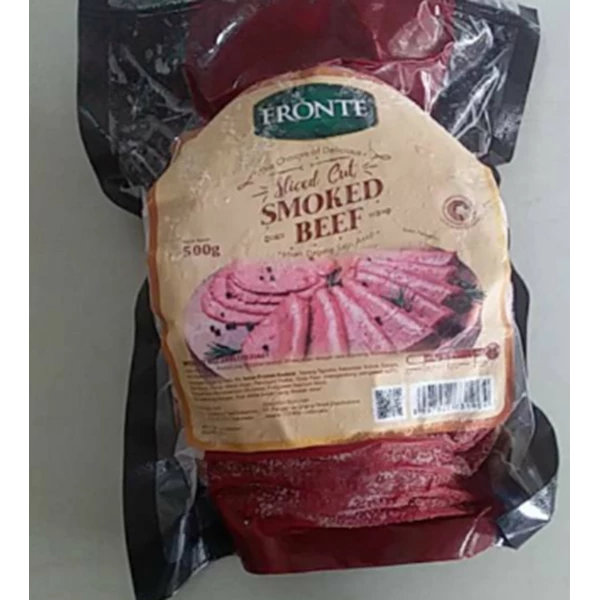 Fronte beef smoked sliced gold (@isi 32 pcs) 500 gr x 40 pack/karton