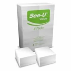 See U Bathroom Multipurpose Tissue Singe Pack (Plastic Pack) 180 Sheets x 2 ply per pack SUBM – 002 1