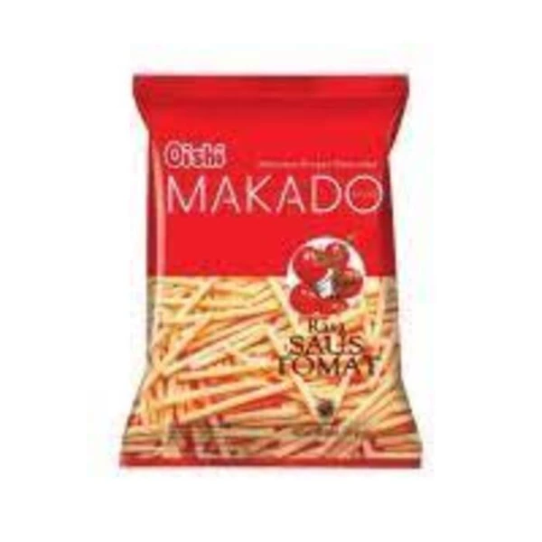 Oishi Makado Rasa Tomat 12 gramx 20 pcs per karton isi 6 ball 38010063