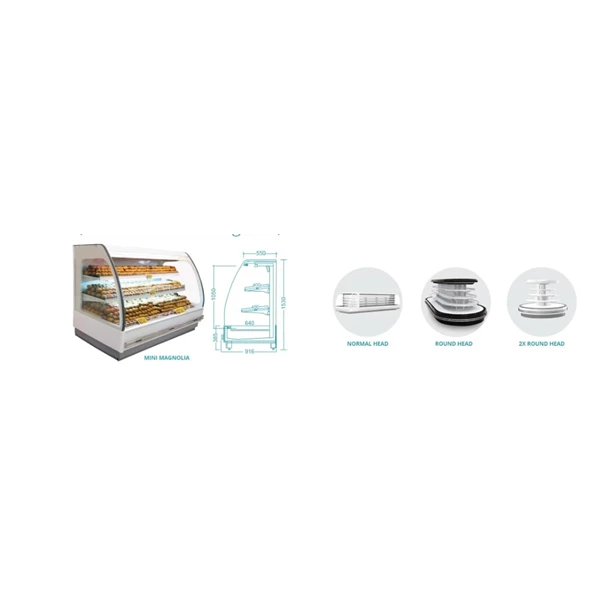 Gea Chiller Supermarket Refrigeration Cabinet External condensing unit type mini magnolia 375 4200 watt